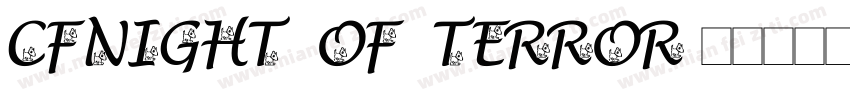 cfnight of terror字体转换